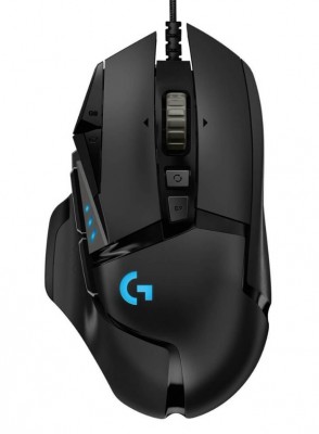 Mouse Logitech Gaming G502 Hero RGB, 100-16.000 dpi, sensor Hero, 11 botones