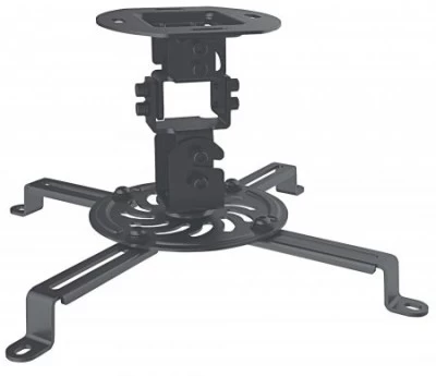 Soporte para proyector de techo Manhattan, soporta 13.5KG, rotacion 360, color negro