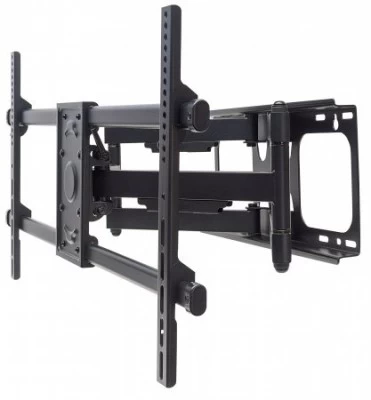Soporte Manhattan para pantalla plana o Curvo, de 37 a 90 Pulgadas, hasta 75 kg, Ajustable, Color Negro