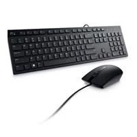Kit Teclado y Mouse Dell KM300C-LTN, Conexion USB, Color Negro