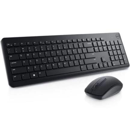 Kit Teclado y Mouse Dell KM3322W-R-LTN, Conexion RF Inalambrico, Color Negro