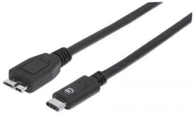 Cable usb c a micro b 3.0 manhattan 353397