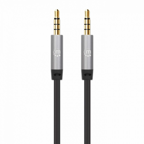 Cable audio estereo 3.5mm m-m 2.0m