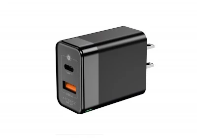 Cargador Acteck Energon CP440 Carga rapida, 1x USB-A, 1x USB-C, 40w, Negro