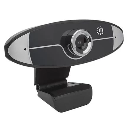 Camara WEB Manhattan 1MP, 1280x720 Pixeles, 30 FPS, HD, USB 2.0, Negro