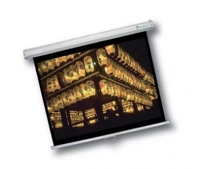 Multimedia Screens Pantalla de Proyección Manual MSC-213, 84'', Blanco