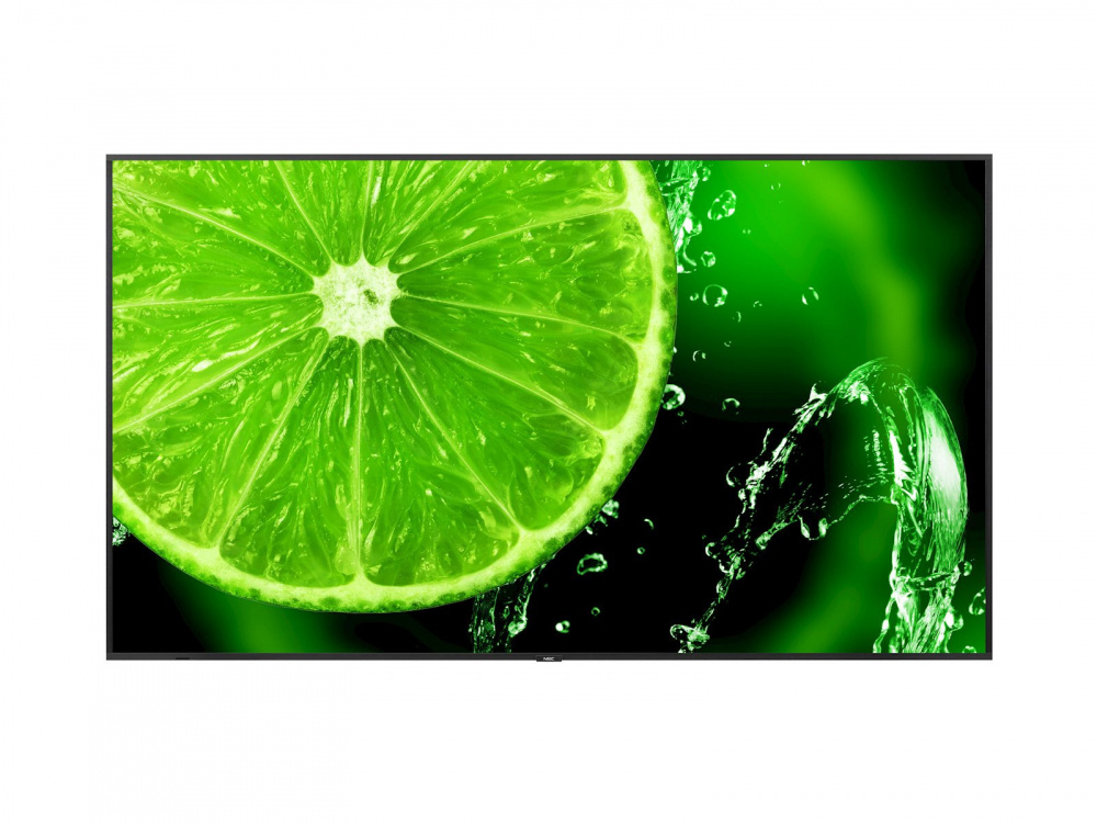 Pantalla Comercial LED NEC MultiSync E868, 86", 4K Ultra HD, Negro