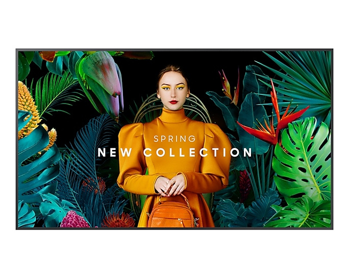 Pantalla Comercial LED Samsung LH50QBCEBGCXGO, 50", 4K Ultra HD, Negro