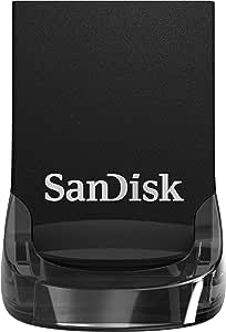 Memoria flash sandisk ultra fit 128gb negro usb 3.1 (sd...