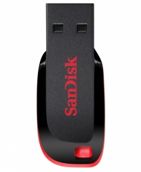 Memoria flash sandisk cruzer blade 128gb negro 2.0 (sdc...