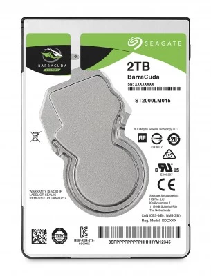 Disco Duro para Laptop Seagate Barracuda 2.5'', 2TB, SATA III, 5400rpm, 128MB Caché