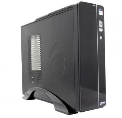 Gabinete Acteck Bern Ultra Slim, Mini-Tower, Mini-ATX, Fuente 500 Watts, Lector de tarjetas, Negro