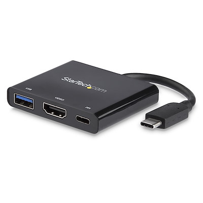 Startech.com usb-c to hdmi adapter - 4k 30hz - thunderbolt 3 compatible - with power delivery (usb pd) - usb c adapter converter (cdp2hduacp) - estación de conexión - usb-c / thunderbolt 3