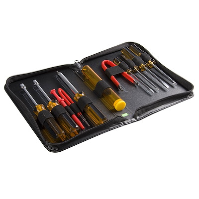 Startech.com juego kit set de reparación herramientas ordenadores pc 11 piezas con estuche - torx phillips plano - extractor de chips - kit de herramientas - para p/n: armtbltdt, armtbltiw,