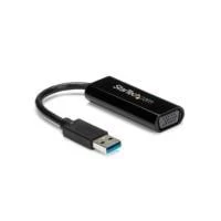 Adaptador de video externo convertidor usb 30 a vga cable compacto 1920x1200 1080p solo windows startechcom mod usb32vgaes