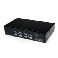 Switch conmutador kvm de 4 puertos con usb 1 usuario local 1u startechcom mod sv431usb