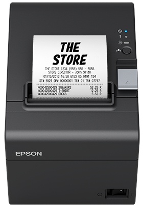 Mini Printer Epson TM-T20III-001, Termica, 250mm/s, cortador automatico, Usb, Serial, Color Negro