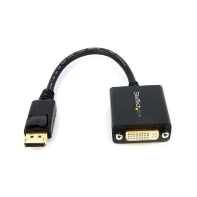StarTech.com Cable DisplayPort 1.2 Macho - DVI Hembra, 15cm, 1080p, Negro