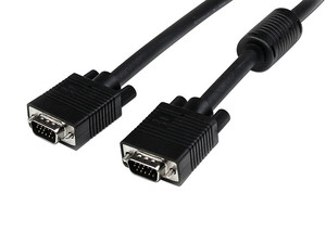 Startech.com 35 ft coax high resolution monitor vga cable - hd15 m/m - cable vga - hd-15 (vga) (m) a hd-15 (vga) (m) - 10.7 m - moldeado - negro - para p/n: cdp2vga, cdp2vgafc, dvi2vgae, dv