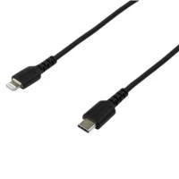 Cable de carga de 2m usb c a lightning color negro cable usb de carga y alta resistencia certificado mfi apple startechcom mod rusbcltmm2mb
