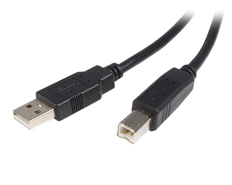 StarTech.com Cable para Impresora USB A Macho - USB B Macho, 3 Metros, Negro