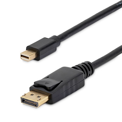 Startech.com cable adaptador de 3m de monitor mini displayport 1.2 macho a dp macho - 4k - cable displayport - mini displayport (m) a displayport (m) - 3 m - para p/n: cdp2mdpec, cdp2mdpfc,