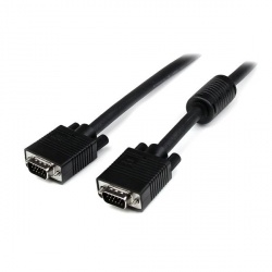 Startech.com cable de vídeo 1,8m vga - hd15 macho a hd15 macho - cable vga - hd-15 (vga) (m) a hd-15 (vga) (m) - 1.8 m - moldeado - negro - para p/n: cdp2dpvga, cdp2mdpvga, cdp2vgafc, dkt30