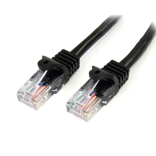 Startech.com cable de red ethernet utp patch snagless sin enganches cat5e cat 5e rj45 - cable de interconexión - rj-45 (m) a rj-45 (m) - 3 m - utp - cat 5e - sin enganches - negro