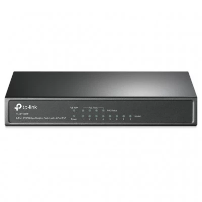 Switch TP-LINK de 8 Puertos TL-SF1008P 8x Puertos RJ45 de 10/100 Mbps 4x puertos PoE+ 66W