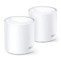 Mesh TP-Link Deco X20 (2-pack) Wi-Fi 5 TP-Link AX1800, 2x Puertos LAN, 4x Antenas, 2 Piezas, Blanco