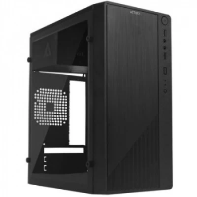Gabinete Acteck Kioto GC220 Micro Tower, Micro ATX, Mini ITX, Ventana de Acrilico, Fuente 500W, Negro