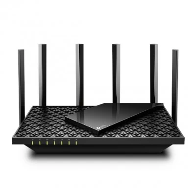 Router Inalambrico TP-Link, 6 Antenas Doble banda, Wi-Fi 6, negro