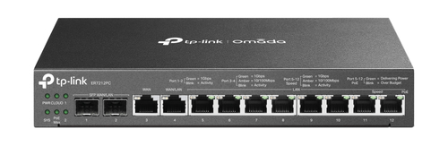 Router TP-Link Gigabit Ethernet ER7212PC, Alámbrico, 1000 Mbit/s, 10x RJ-45