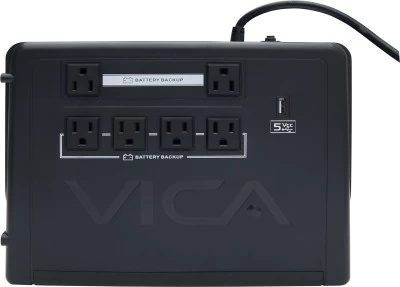 No Break con Regulador Integrado Vica B-Flow Revolution 900, 500W, 900VA, Entrada 90-144V, Salida 108-132V, 6 Contactos