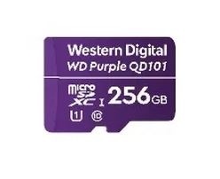 Memoria MicroSDXC Western Digital Purple SC QD101, 256GB, Clase 10, Smart video