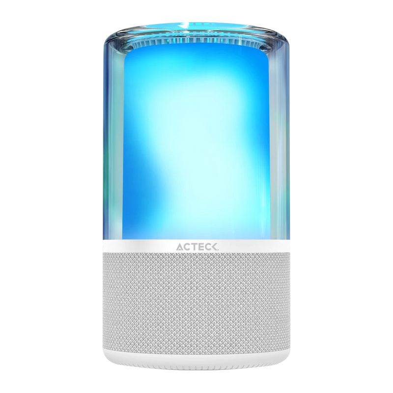 Acteck Bocina Portátil Glee Pure AP70, Bluetooth, Inalámbrico, 40W RMS, USB-C, Blanco