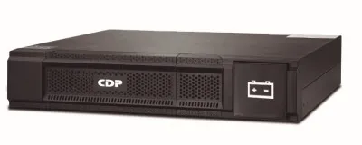 Gabinete externo de baterías cdp upo11-3bc12-9rt para ups upo11-3rt (no incluye baterías) negro
