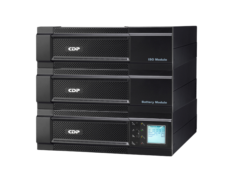 No Break CDP Trifásico de 6KVA, 6000va (6000w), tecnología online doble conversión, rack.