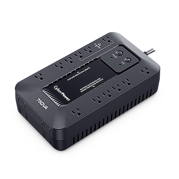 No Break CyberPower EC750G, 450W, 750VA, Entrada 96-140V, Salida 120v-6.3A, 12 Contactos