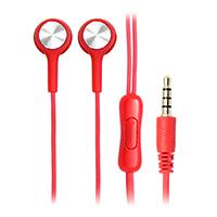 Audífonos Ghia Jack 3.5mm 1.2 Mts 3mw De Potencia Color Rojo Modelo GAC-171