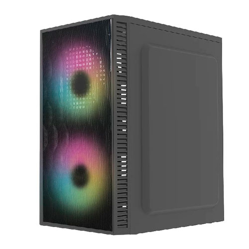 Gabinete Acteck FUJI GC47, Panel Lateral, Frontal Malla, 500w, 2x Ventiladores RGB, Negro