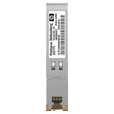 HPE X120 1G SFP RJ45 T Módulo Transceptor