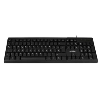 Teclado Acteck TA210 Alambrico, USB, 105 Teclas, Negro