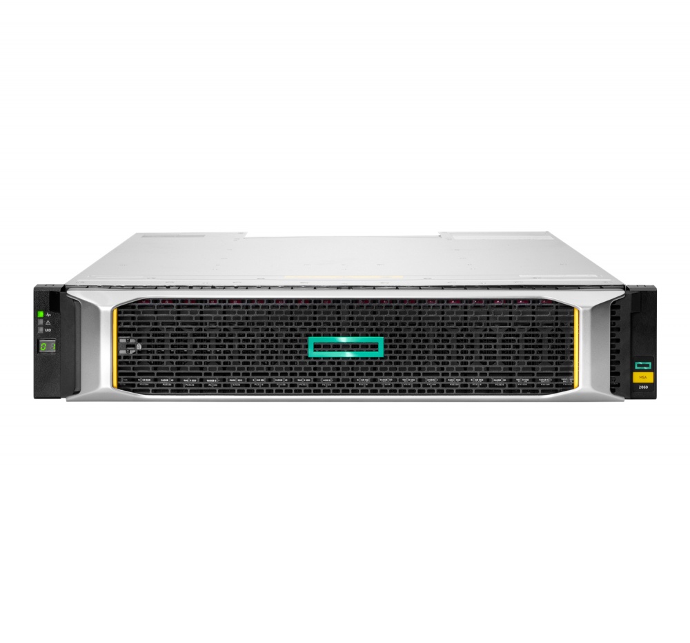 HPE MSA 2062, máx. 921TB con Expansión SFF, Controlador Doble, 16Gbit/s, 2U - incluye 2 Discos SSD 1920GB