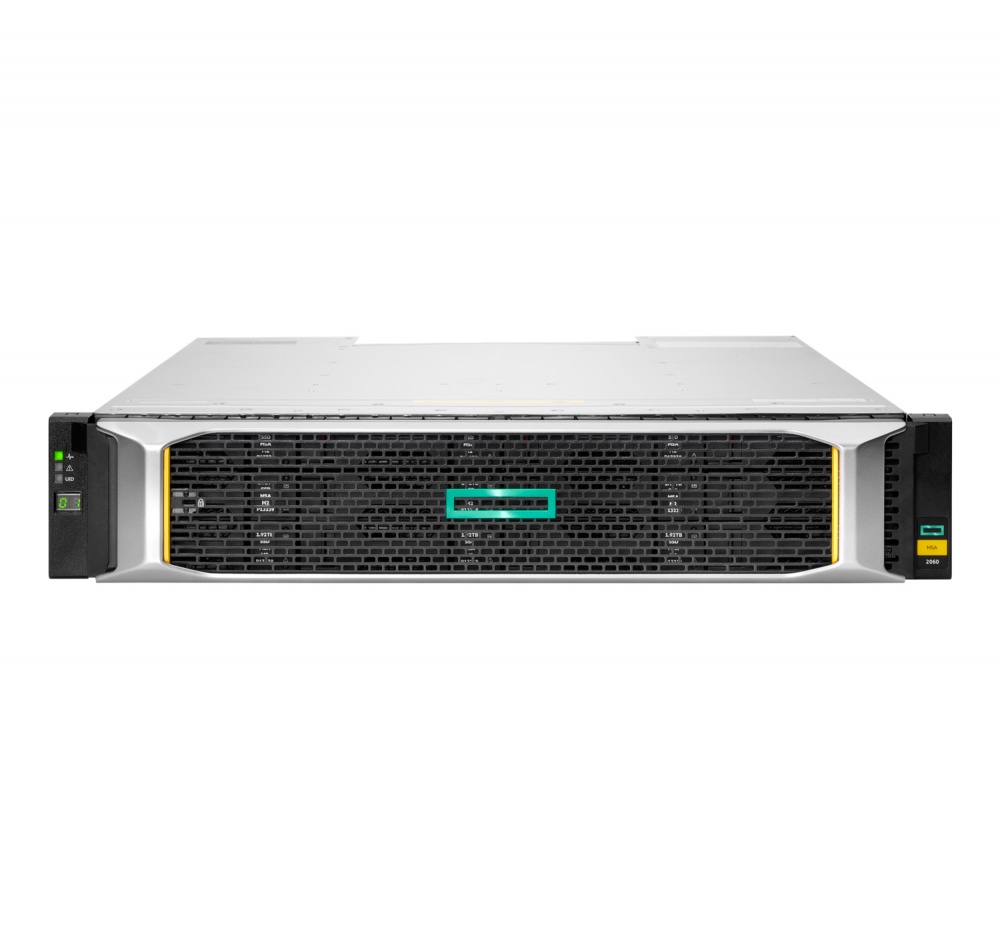 HPE MSA 2060, máx. 921TB con Expansión SFF, Controlador Doble, 16Gbit/s, 2U - no incluye Discos Duros