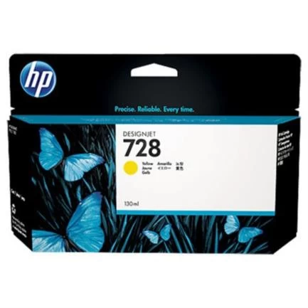 Cartucho HP 728 Amarillo Original 130ml