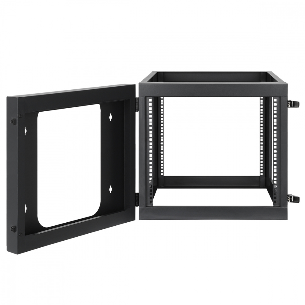 Manhattan Rack Abierto 19'' para Montaje en Pared, hasta 40KG, 9U, Negro