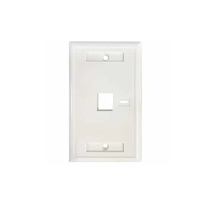 Intellinet Tapa de Pared, 1 Puerto, Blanco
