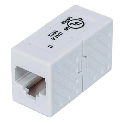 COPLE RJ45 Intellinet CAT6 UTP, Hembra a hembra, Color Blanco