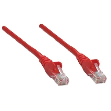 Cable intellinet red cat5e utp rj45 m-m 1m color rojo